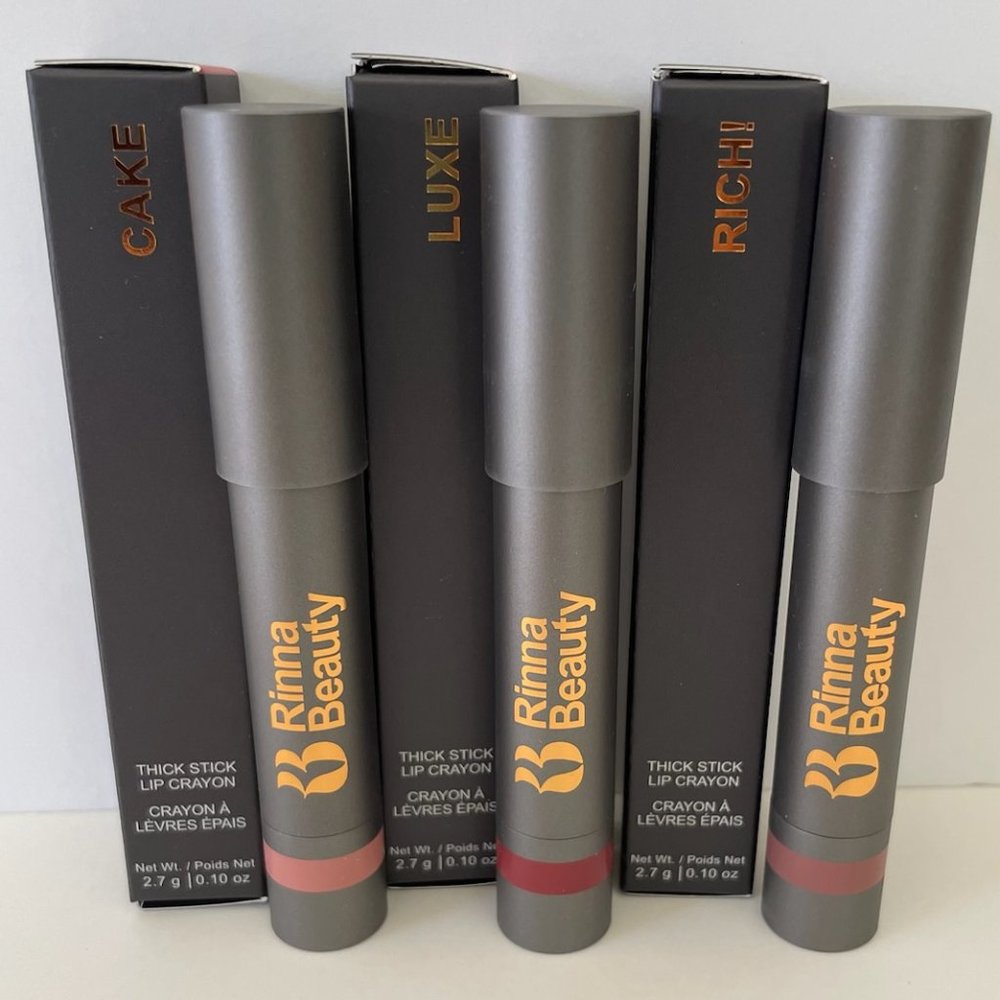 NWT Set of 3 Rinna Beauty Thick Stick Lip Crayon
